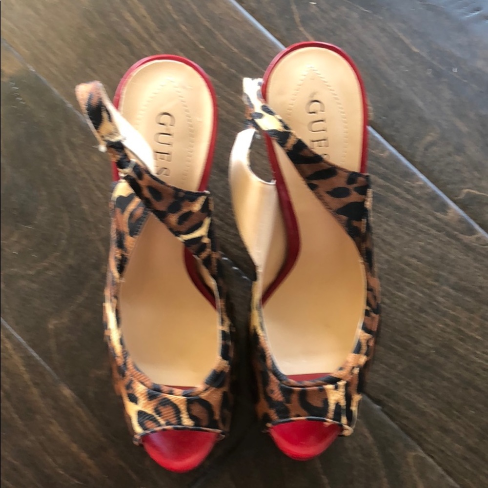 Guess platform heels